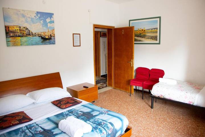 Maison d’hôte pour 2 personnes, avec Balcon ainsi que Terrasse et Vue à Mestre
