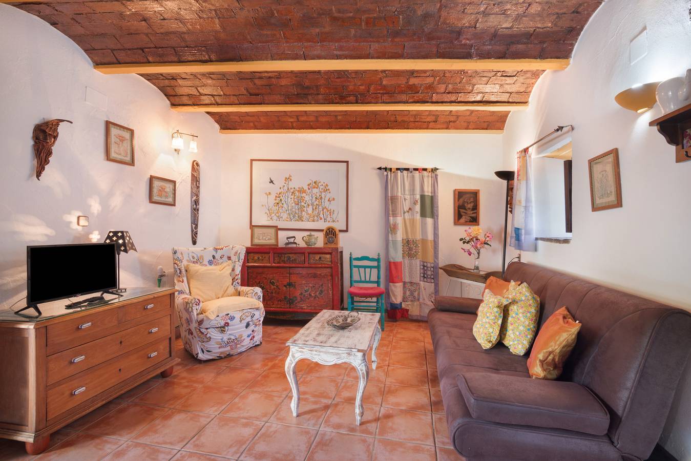 Maison de campagne "La Rana Verde De Abajo" avec vue sur les montagnes, piscine privée et Wi-Fi in Los Romeros, Jabugo