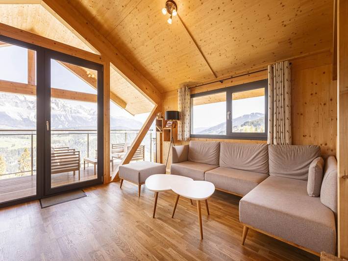 Ferienhaus für 8 Personen, mit Balkon/Terrasse und Balkon sowie Sauna in Pichl-Preunegg