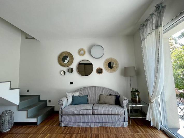 Appartamento per 4 persone, con Terrazza e Giardino nonché Vista lago e Panorama a Oggiono