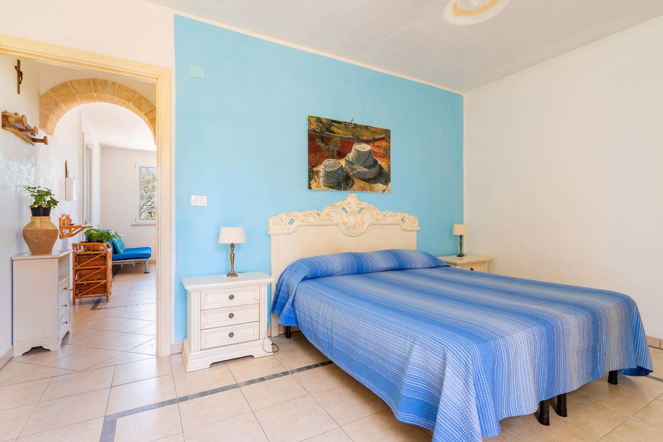 Maison de vacances 'Bilo In Villetta Andrea 456' avec terrasse privée et climatisation in Salve, Golfe de Tarente