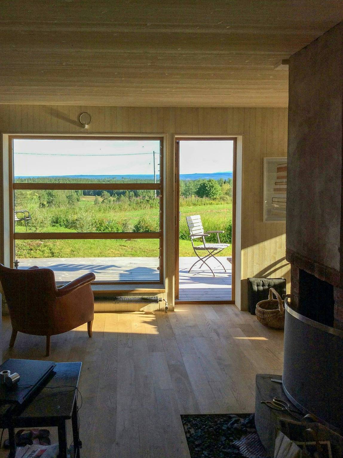 Ökohaus mit Bergblick in Högåsen bei Åre in Jämtland