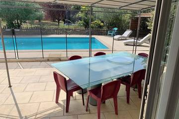 Gîte pour 7 personnes, avec piscine, animaux acceptés à Cieurac