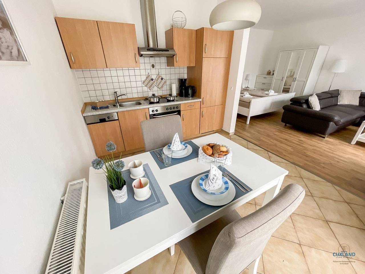 Ganze Wohnung, Residenz Grantz Wohnung 2 - gemütliches Apartment mit Terrasse in Sahlenburg, Cuxhaven