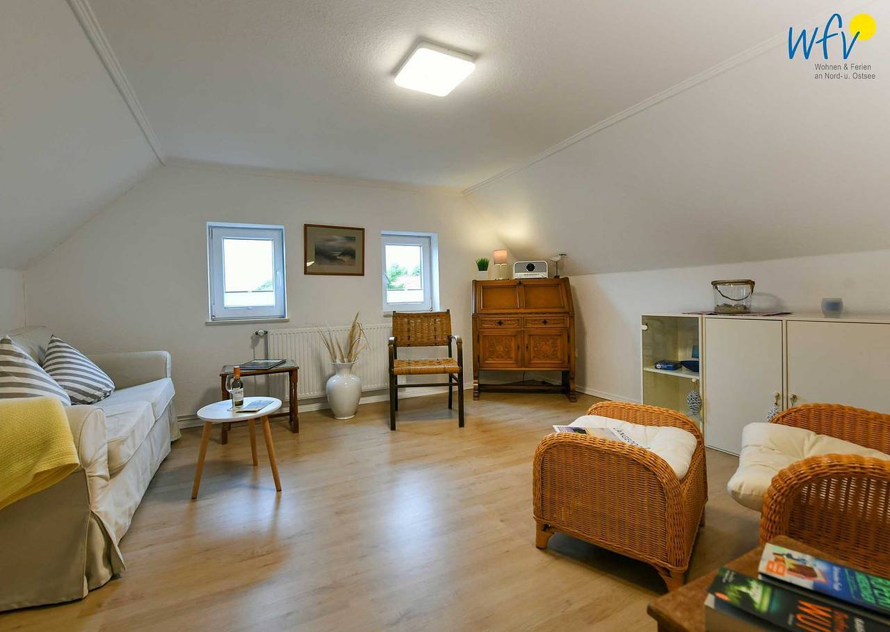 Ganze Wohnung, Haus Lüttje Nest Ferienwohnung 1 auf Langeoog mit Terrasse für 2 Personen in Langeoog
