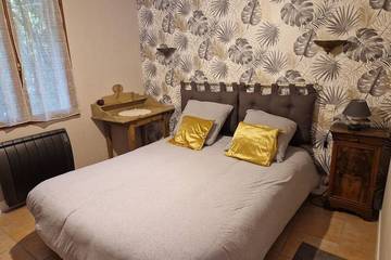 Chambre d’hôte pour 4 personnes, avec jardin à Châteauvieux