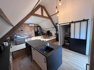 Gîte pour 7 personnes, avec vue ainsi que terrasse et jardin à Celles (Hainaut)