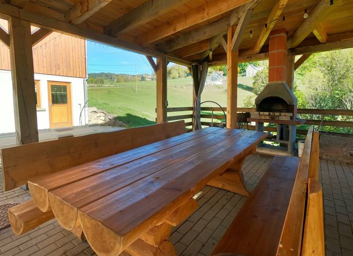 Gîte pour 4 personnes, avec Balcon/Terrasse et Terrasse à Soultzeren