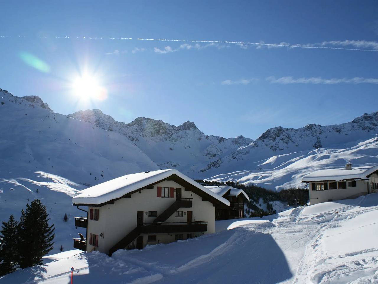 Ganze Wohnung, 2 Zimmer 4 Personen in Arosa, Plessur Alpen