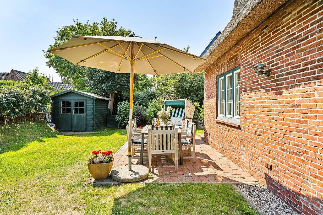 Belle Hues – Reetdach-Ferienhaus in Strandnähe auf Sylt, Westerland in Westerland, Sylt (Gemeinde)
