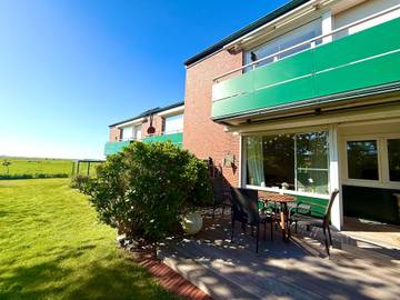 Ferienwohnung für 3 Personen, mit Terrasse, mit Haustier in Midlum