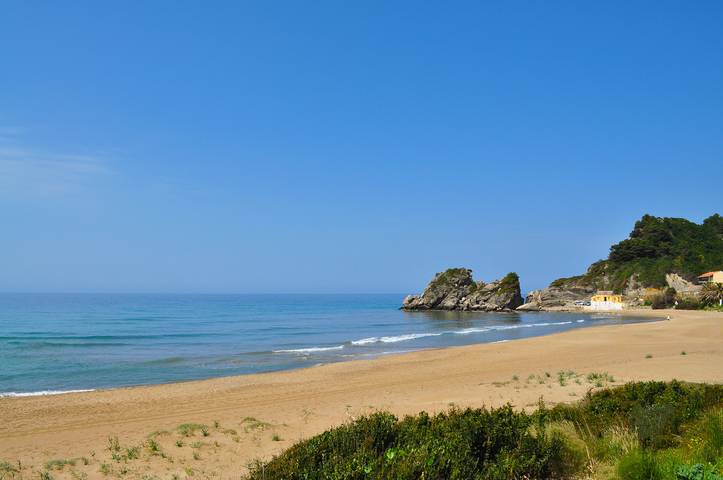 Ganze Wohnung, Studio Appartements mit Swimmingpool und Meerblick am Pelekas Beach, Korfu in Pelekas, Korfu