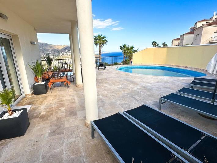 Ferienhaus für 9 Personen, mit Balkon und Meerblick sowie Terrasse und Pool in Velilla-Taramay - 4