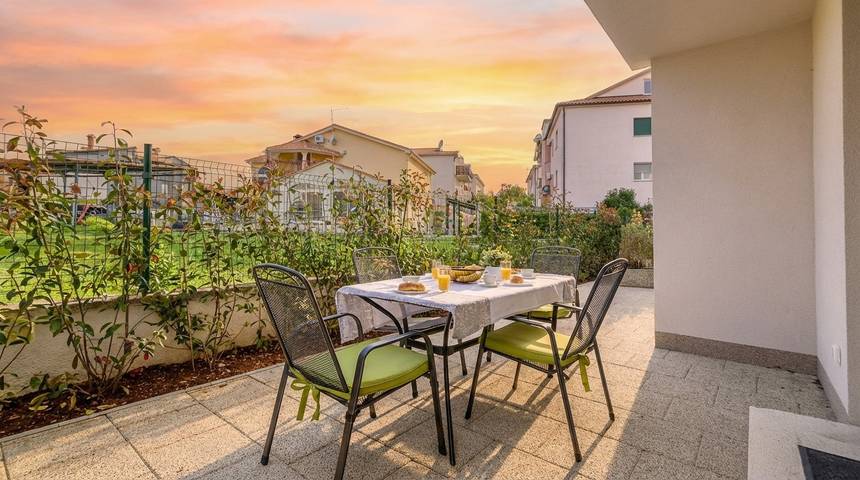 Ferienwohnung für 4 Personen, mit Balkon/Terrasse, mit Haustier in Rovinj