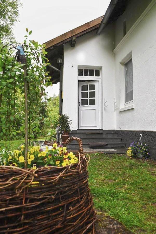 Ferienwohnung für 3 Personen, mit Garten und Ausblick