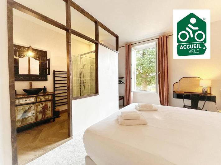 Chambre d’hôte pour 5 personnes, avec terrasse ainsi que vue et jardin à Onzain - 4