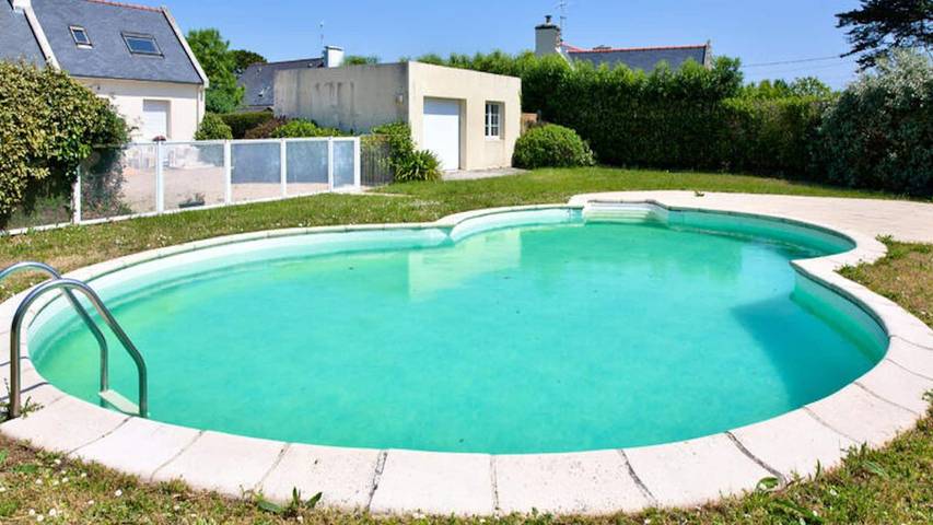 Appartement de vacances pour 8 personnes, avec piscine et jardin