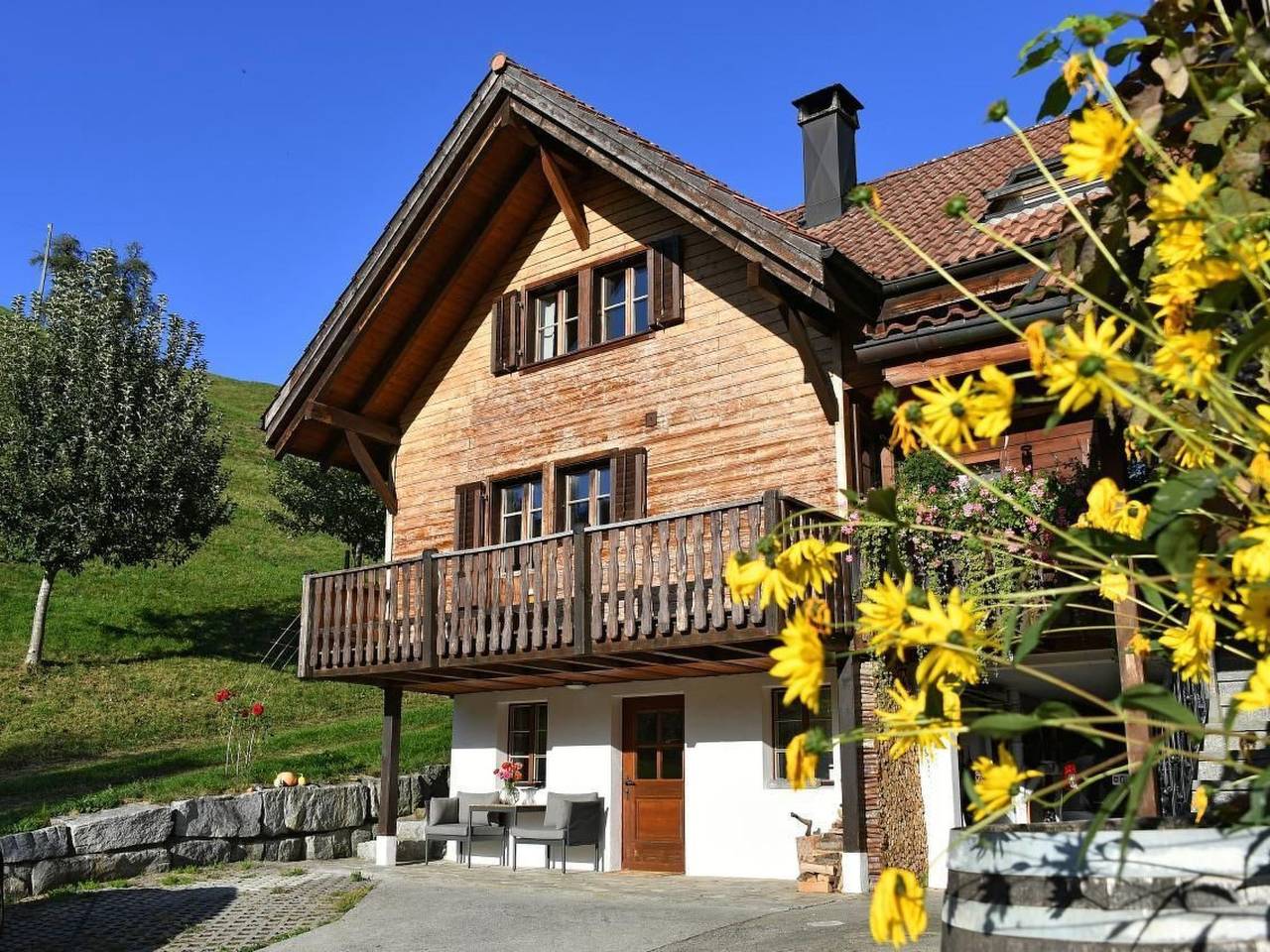 Holzhaus auf Lamahof in Sarnen, Obwalden