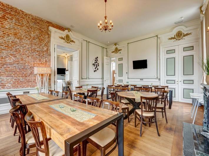Castillo con bienestar y tirolina in Gesves, Namur (region)
