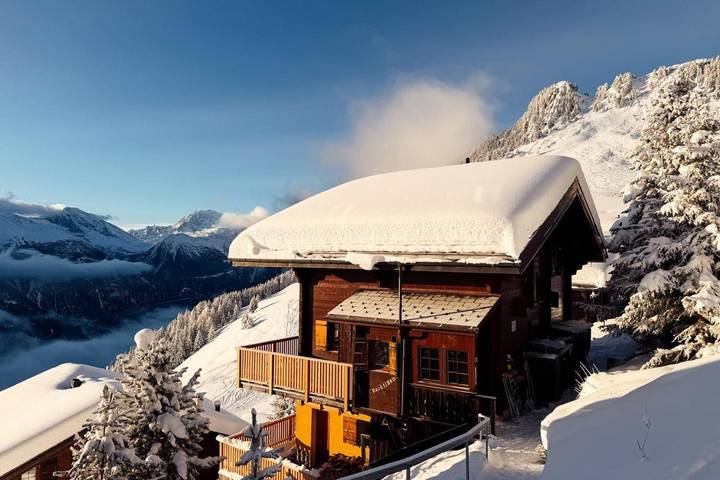 Chalet für 6 Personen, mit Balkon in Riederalp