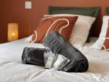 Gîte pour 4 personnes, avec jardin à Saint-Denis-de-l'Hôtel