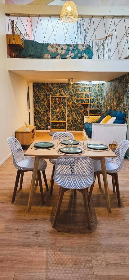Appartement de vacances pour 4 personnes, avec Terrasse et Jardin