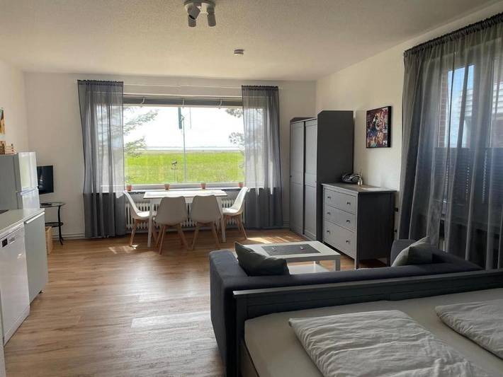 Studio für 2 Personen, mit Garten