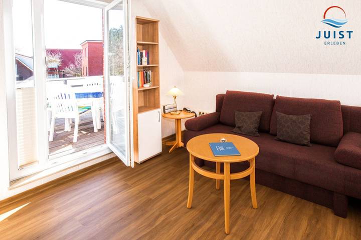 Ferienwohnung für 2 Personen, mit Balkon auf Juist