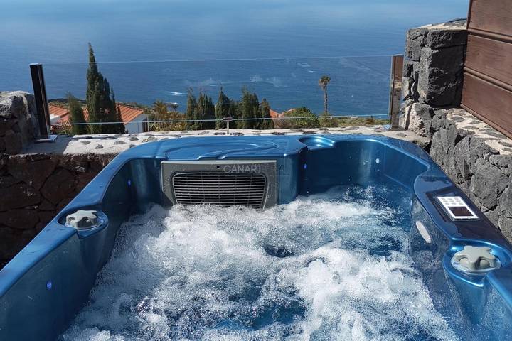 Casa rural para 4 personas, con Vistas al mar y Jardín en Fuencaliente de La Palma
