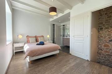 Gîte pour 6 personnes, avec terrasse et jardin à Le Rozel