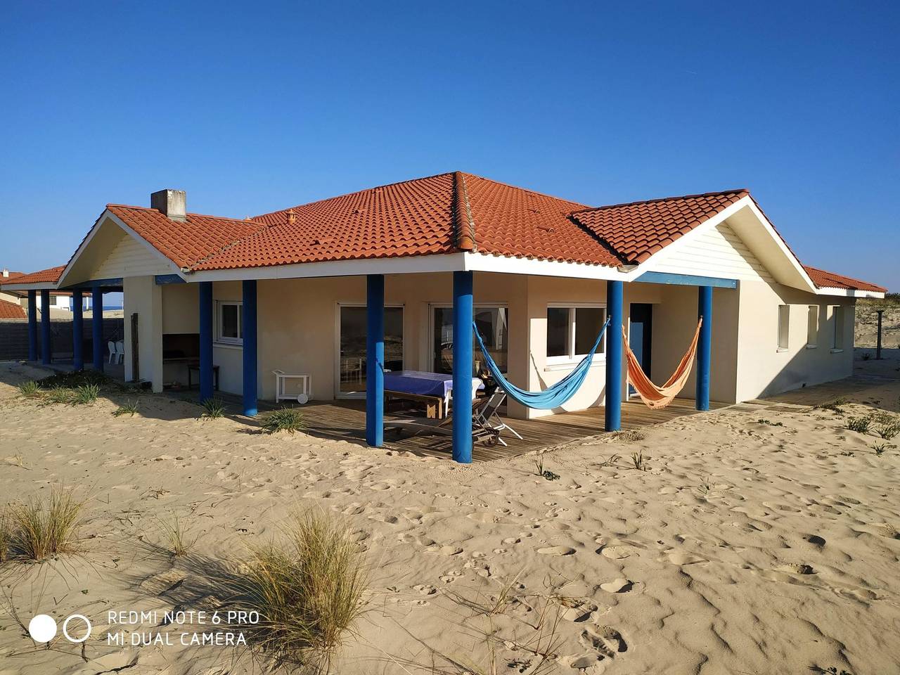 Haus am Meer, die Füße im Sand in Vielle-Saint-Girons, Côte d’Argent