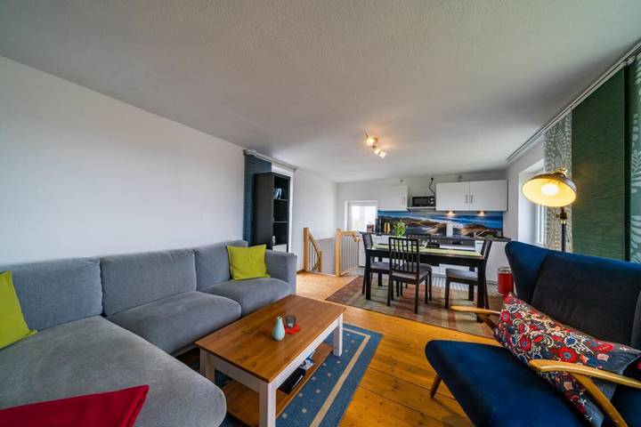 Ganze Wohnung, Ferienwohnung Meeresblick" mit Meerblick, Balkon und Wi-Fi in Borkum