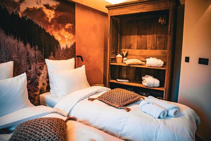 Location de vacances pour 4 personnes, avec jacuzzi ainsi que jardin et sauna à Herbeumont - 2