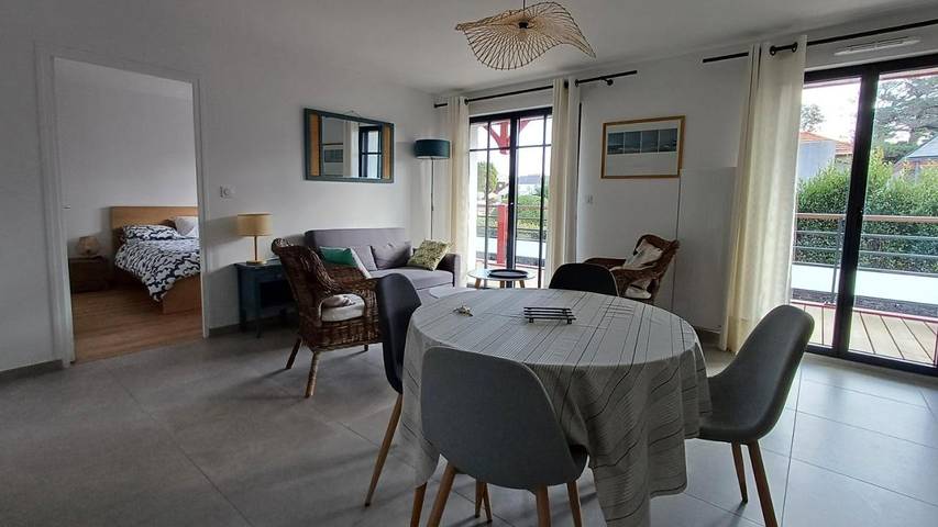 Gîte pour 3 personnes, avec balcon et vue dans Plage Du Port Meleu Prefailles - 4