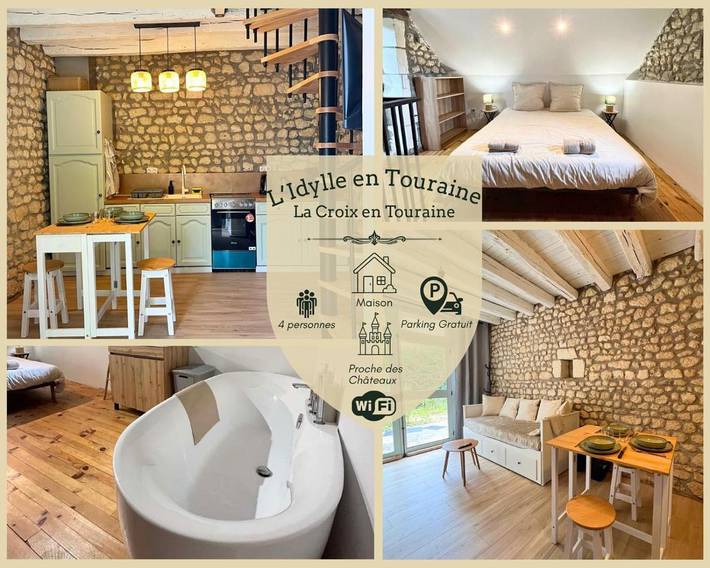 Maison d’hôte pour 4 personnes, avec Terrasse et Jardin