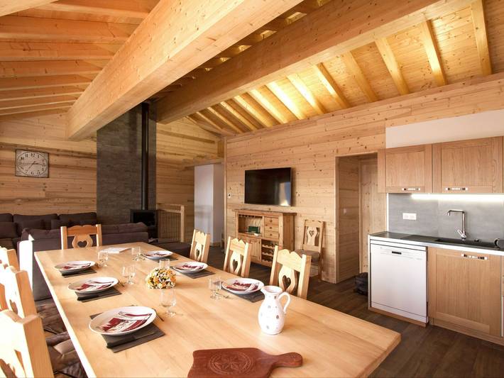 Chalet pour 14 personnes, avec balcon dans Les Menuires - 3