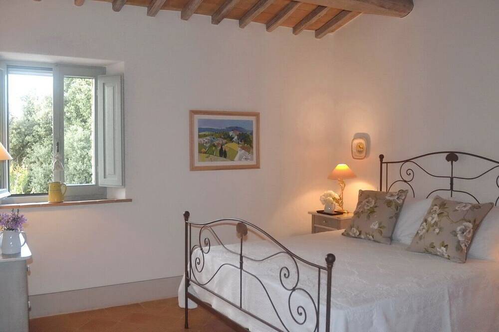 Luxuriöse toskanische Villa, beheizter Pool, spektakuläre Aussicht, Bodenkühlung in Pienza, Orciatal