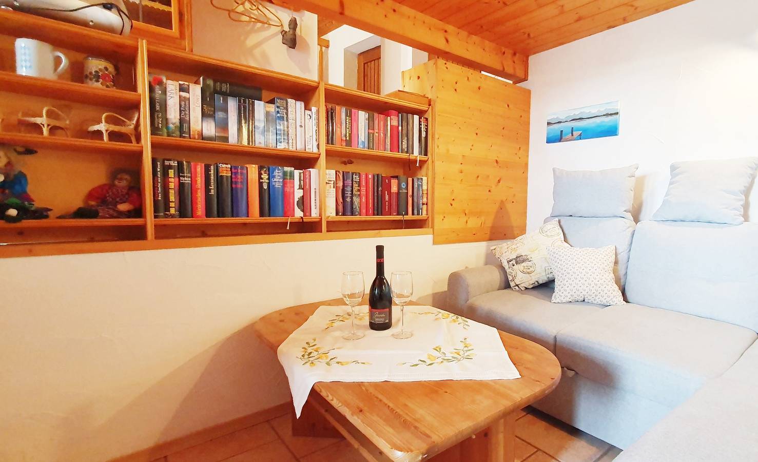Ganze Ferienwohnung, Steffl Martina - Ferienwohnung 54 qm, 1-3 Pers., großzügige Terrasse, Swimmingpool, Liegewiese in Grassau, Chiemsee