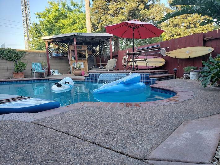 Vacation rental for 6 people, with terrace and yard in Sacramento