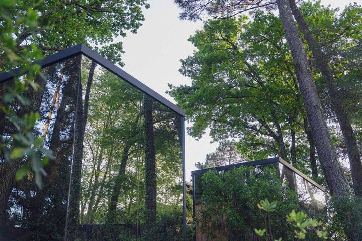 Camping pour 3 personnes, avec piscine ainsi que sauna et jardin, animaux acceptés à Seignosse