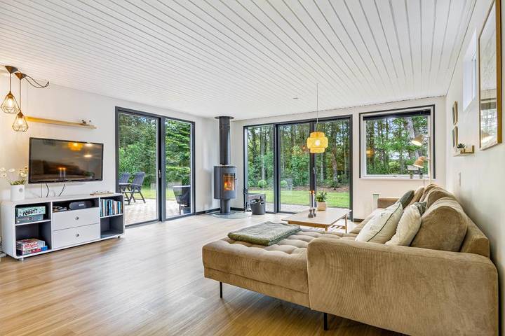 Klassisches Ferienhaus mit Holzofen in Lodberg Hede  in Lodbjerg Hede, Ringkøbing
