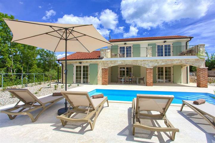 Villa mit pool für 8 Personen, mit Balkon und Pool auf Krk - 4