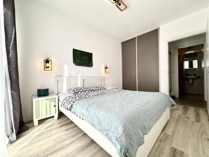 Appartement de vacances pour 3 personnes, avec balcon et jacuzzi