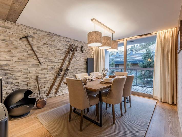 Gîte pour 6 personnes, avec balcon, animaux acceptés dans Courchevel 1550 - 2