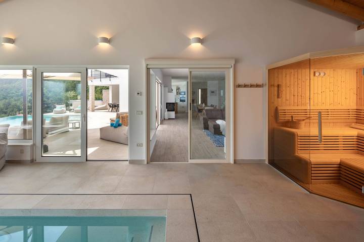 Villa für 6 Personen, mit Pool und Terrasse sowie Meerblick und Sauna, mit Haustier in Opatija Riviera - 4