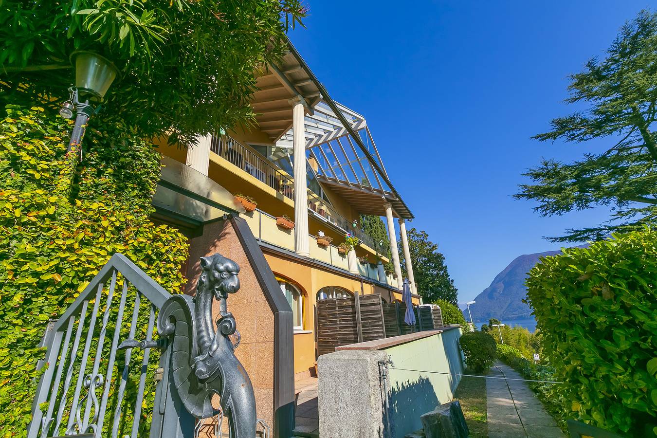 Appartement entier, Orchidea Apt. 4 Front Lake in Lugano, Lac de Lugano