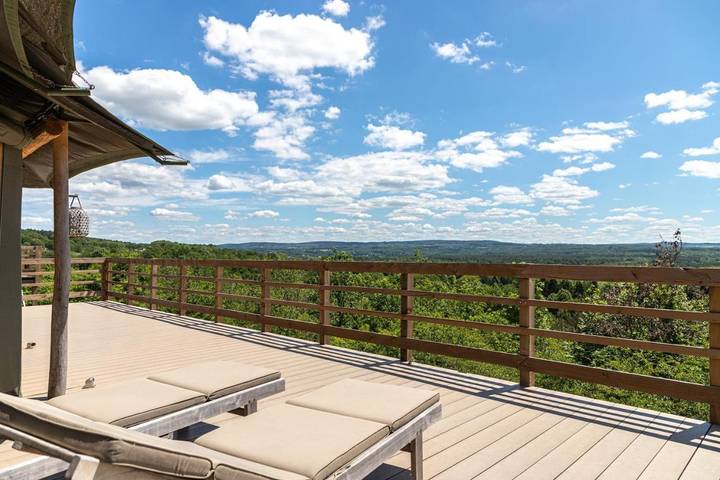 Camping pour 2 personnes, avec Terrasse ainsi que Jardin et Piscine au Province de Luxembourg - 3