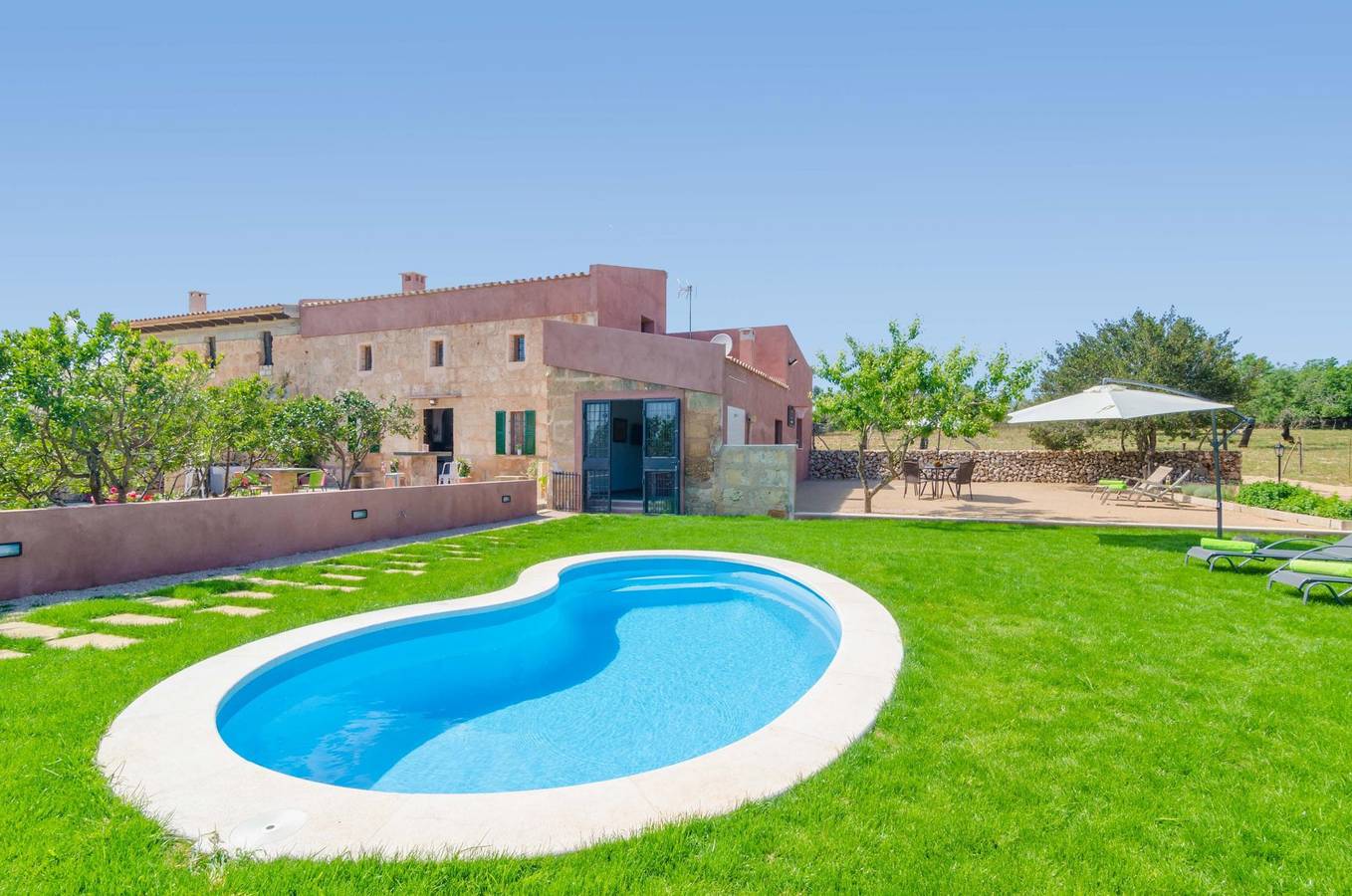 Can Potdir - Villa con piscina privada en Ariany. Wifi Gratis in Ariany, Interior de Mallorca