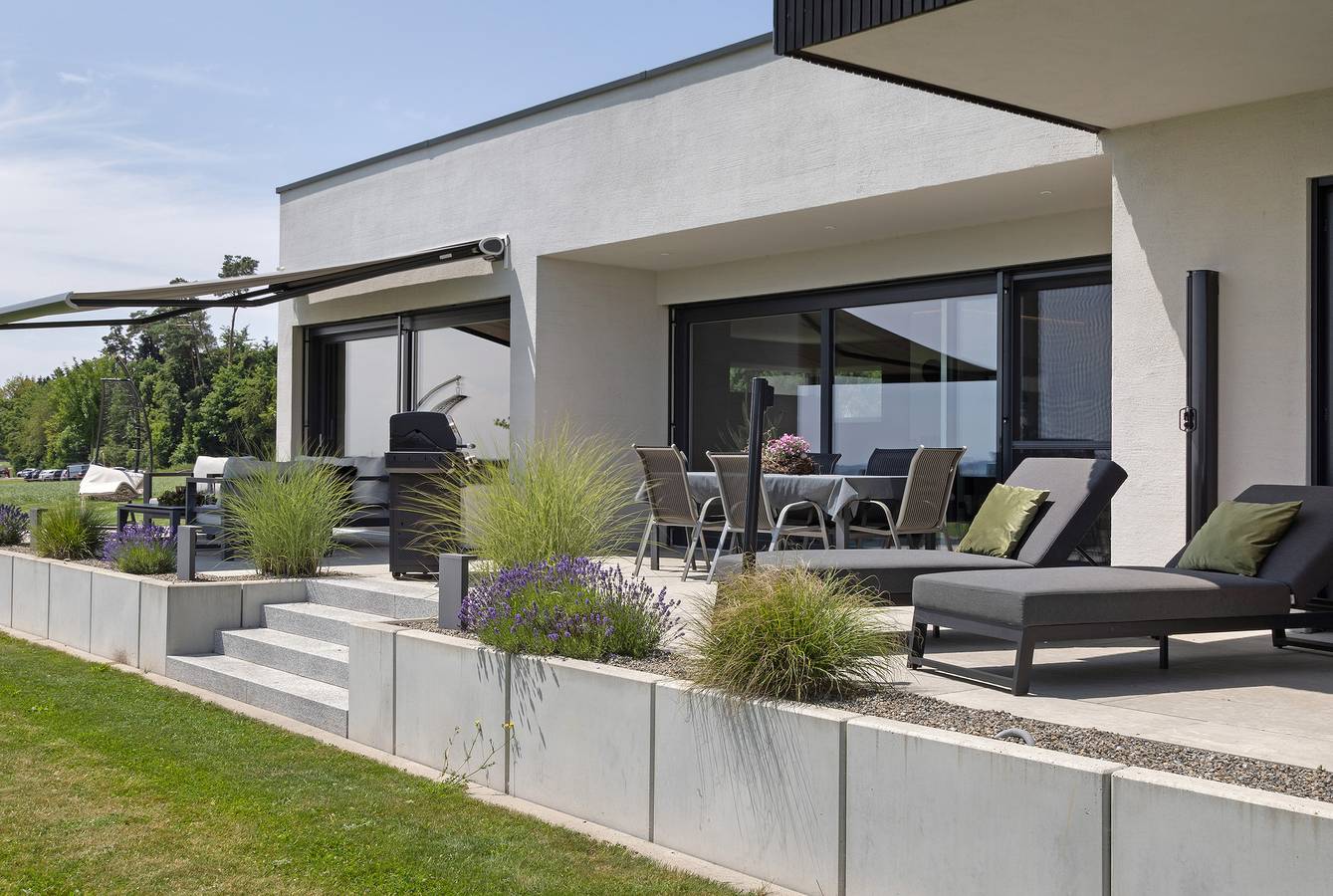 Ganze Wohnung, Ferienwohnung 'Riedheide, 130qm' mit privater Terrasse, privatem Garten und Wi-Fi in Unterschwarzach, Bad Wurzach