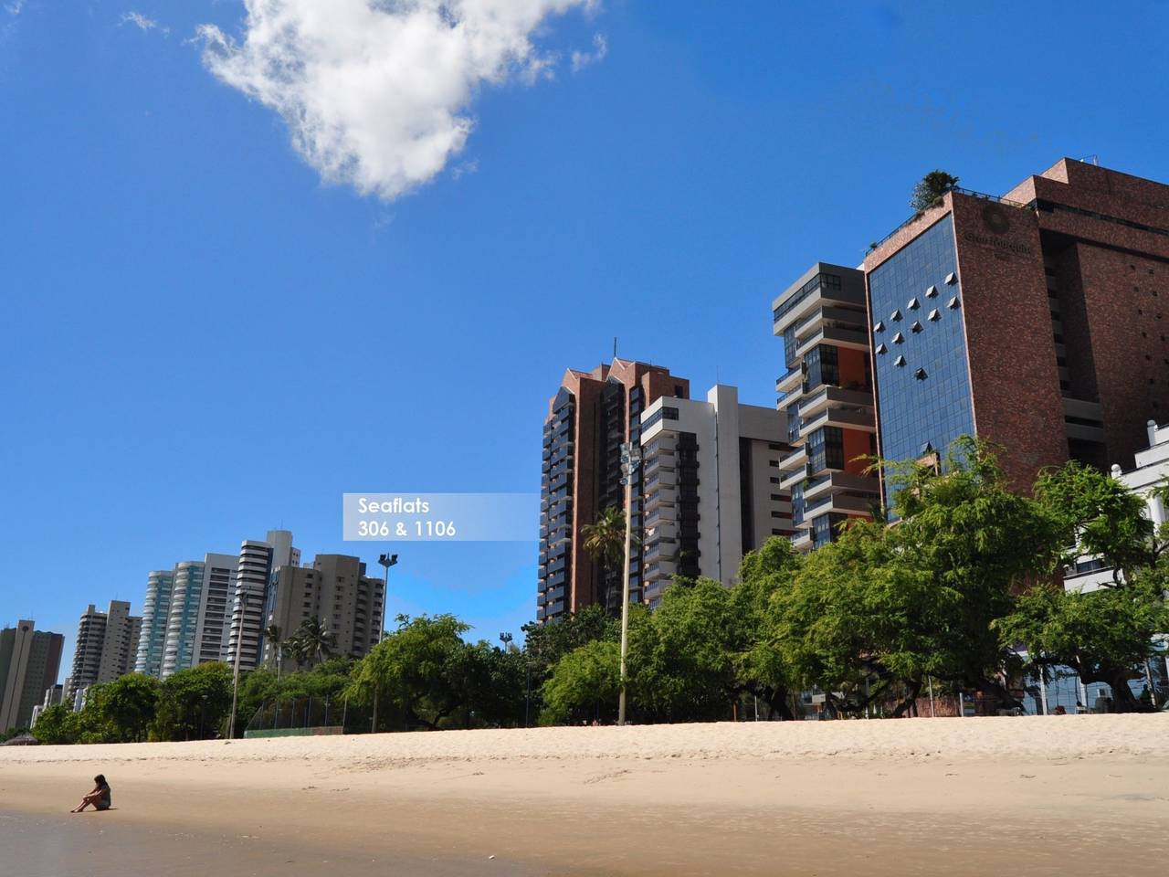 Apartamento inteiro, Wohnung "Seaflats 1106" mit Blick auf das Wasser in Fortaleza, Litoral Cearense